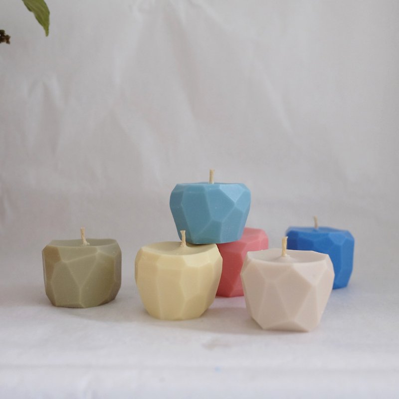 Color | monochrome fragrance cubes group scented candles set 6 into - เทียน/เชิงเทียน - ขี้ผึ้ง หลากหลายสี