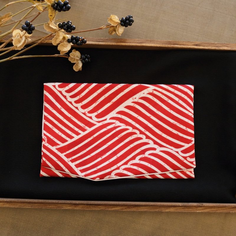 Kimono Fukusa: Wrapping your heart - Chinese New Year - Cotton & Hemp Red