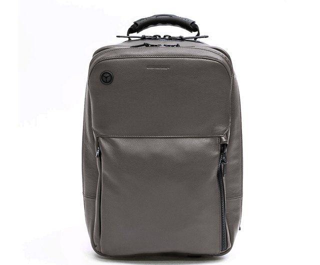 Japan BROSKI | Patent Waterproof Leather Backpack HUB-Standard