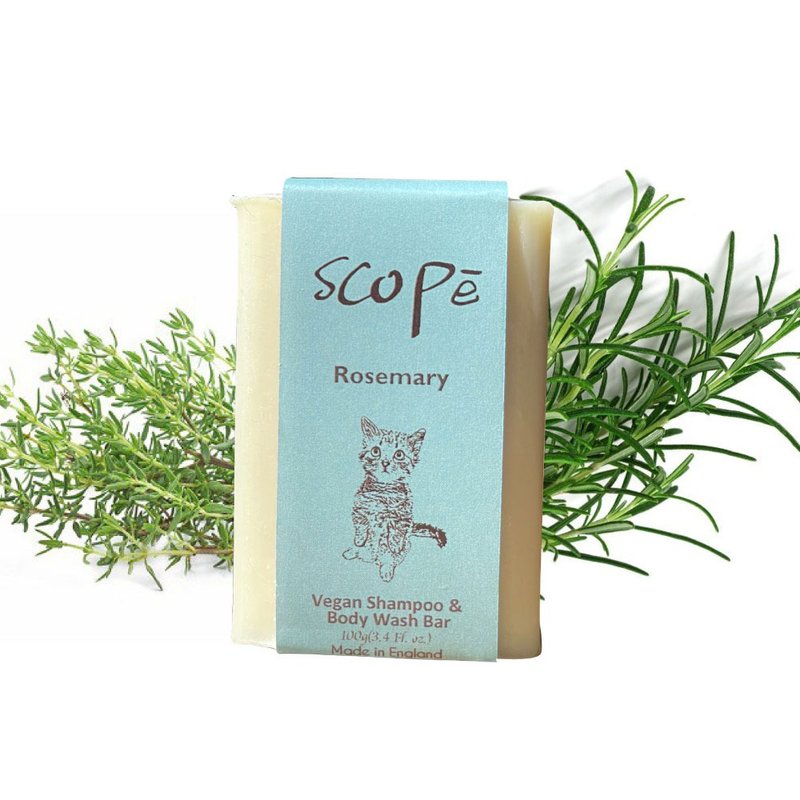 【SCOPē】Mediterranean Ocean Dew Rosemary Shampoo Soap 100g-Good Popularity Gift - แชมพู - สารสกัดไม้ก๊อก 