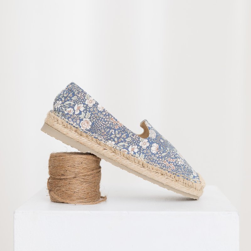 ONESOHE Espadrilles Classic - รองเท้าลำลองผู้หญิง - ผ้าฝ้าย/ผ้าลินิน ขาว