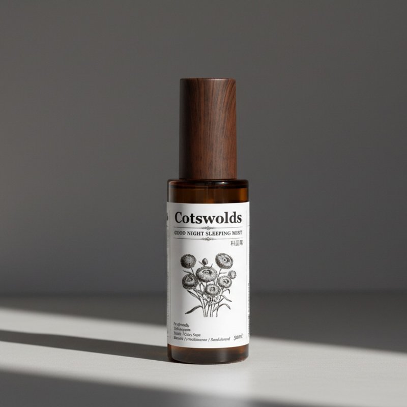 寵物友善晚安睡眠噴霧-Cotswolds 科茲窩 (溫暖木質花香) - 香薰/精油/線香 - 玻璃 多色