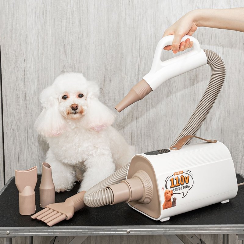 JWAY pet temperature-controlled negative ion dryer (JY-PD01/water blower/pet grooming/hair dryer) - Other - Plastic White