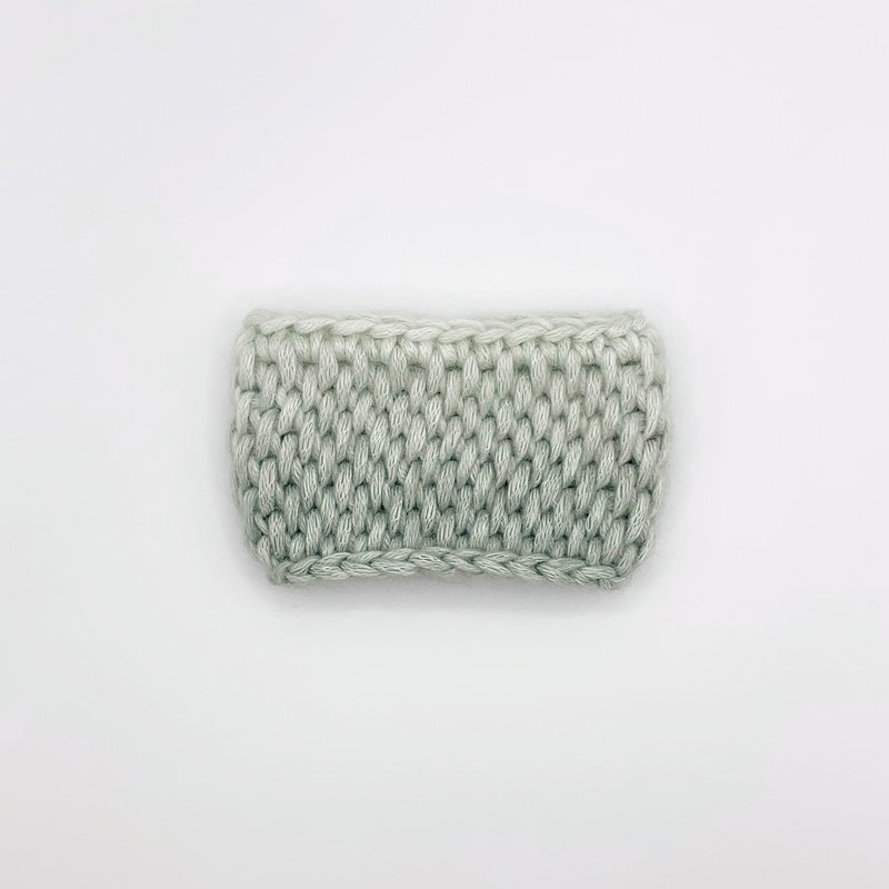 Bulky yarn cup sleeve - gray - 其他 - 聚酯纖維 灰色