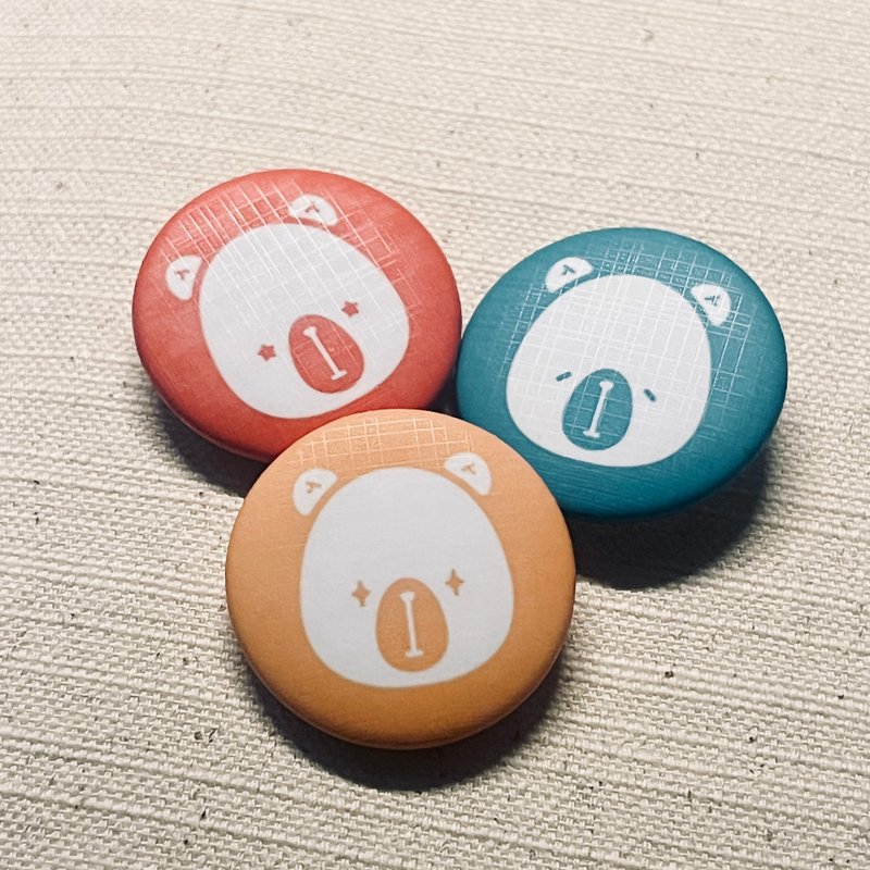 | 昭和雜貨鋪 | 胸章-三款 - 胸針 - 其他材質 