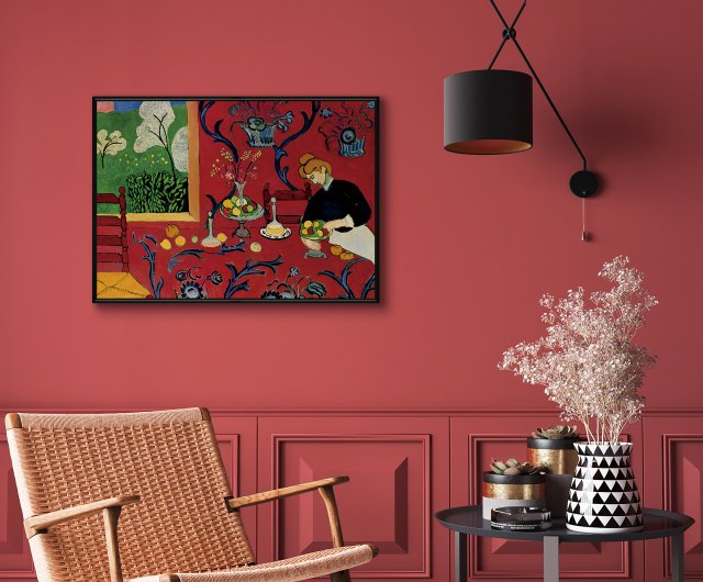 マティス_赤のハーモニー - フォーヴィスムの巨匠名作シリーズ/モダン