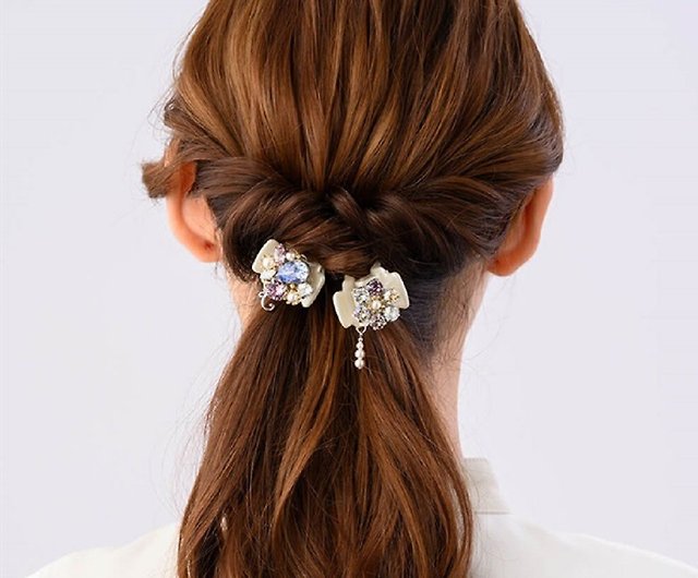 Brown aurora hair claw  Modern luxury hair accessory brand
