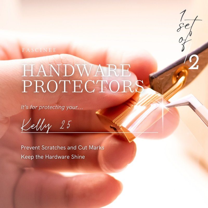 手袋金屬配件貼膜 / 保護貼 | 防刮花 | 適用於 Hermes Kelly 25 - 化妝包/收納袋 - 其他材質 多色