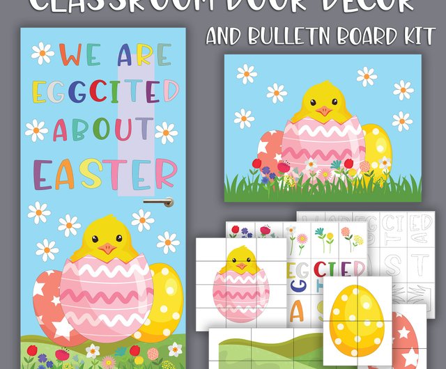 digital-easter-day-classroom-door-decor-and-bulletin-board-kits-print-collaborative-shop-tanondesign-graphic-templates-pinkoi for Free Printable Classroom Door Decorations Digital】Easter day Classroom Door Decor and Bulletin Board kits Print Collaborative - Shop tanondesign Graphic Templates - Pinkoi for Free Printable Classroom Door Decorations