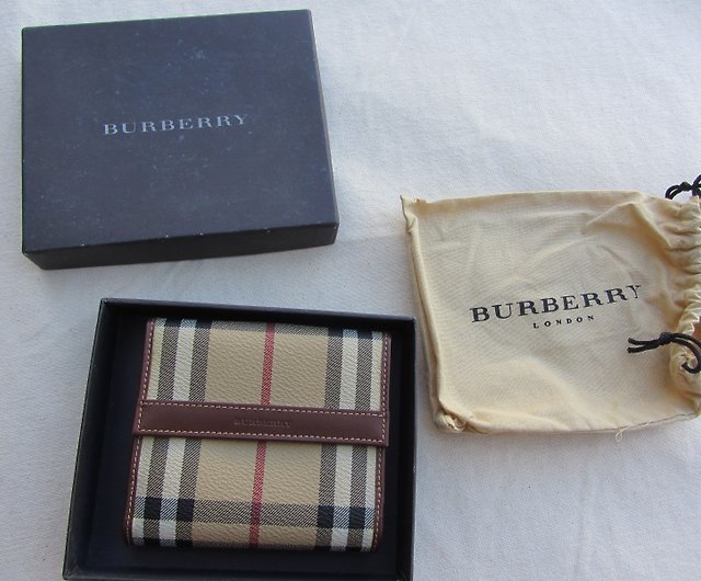 Old-time OLD-TIME] Early second-hand antique bag Italian Burberry coin purse  storage bag - Shop OLD-TIME Vintage & Classic & Deco Storage - Pinkoi