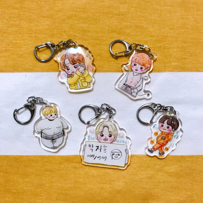 Mr. Rabbit/ Acrylic key ring (5 styles in total) - ที่ห้อยกุญแจ - อะคริลิค 