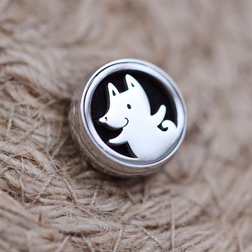 Scent Forest 香氛森林 【新品】質感金屬香氛口罩釦 - 招財柴犬 狗狗 共三色【現貨】