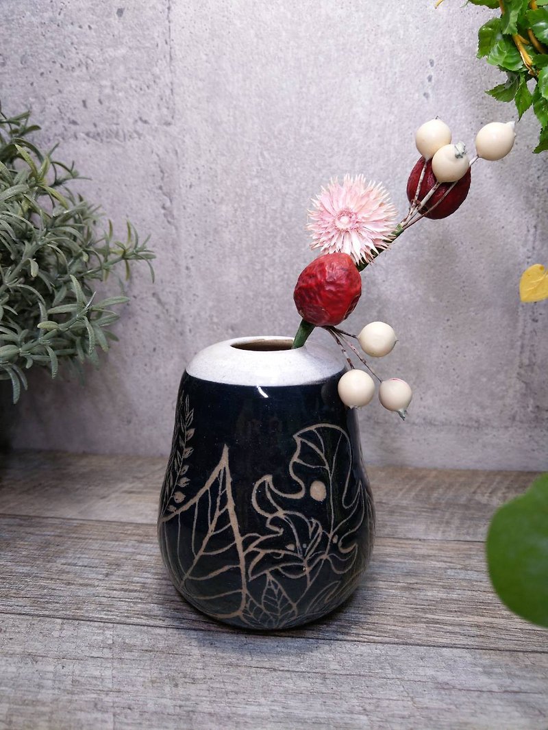 描写 - 花瓶・植木鉢 - 陶器 