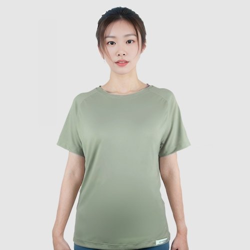 COOCHAD 酷爵｜機能衣著 CueSkin 涼感機能衣 女 | 短袖 圓領 落肩款