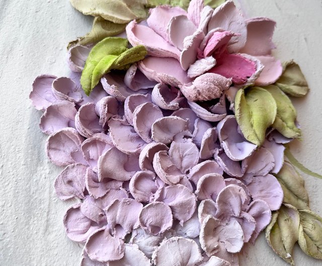 ライラックの彫刻絵画 3d 花の絵画 3d 花の壁アート クリスマス ギフト