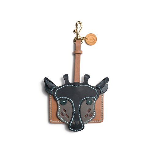 牳瑪皮革工作室 DIY 牳瑪動物樂園 長頸鹿 證件卡套 / M1-062