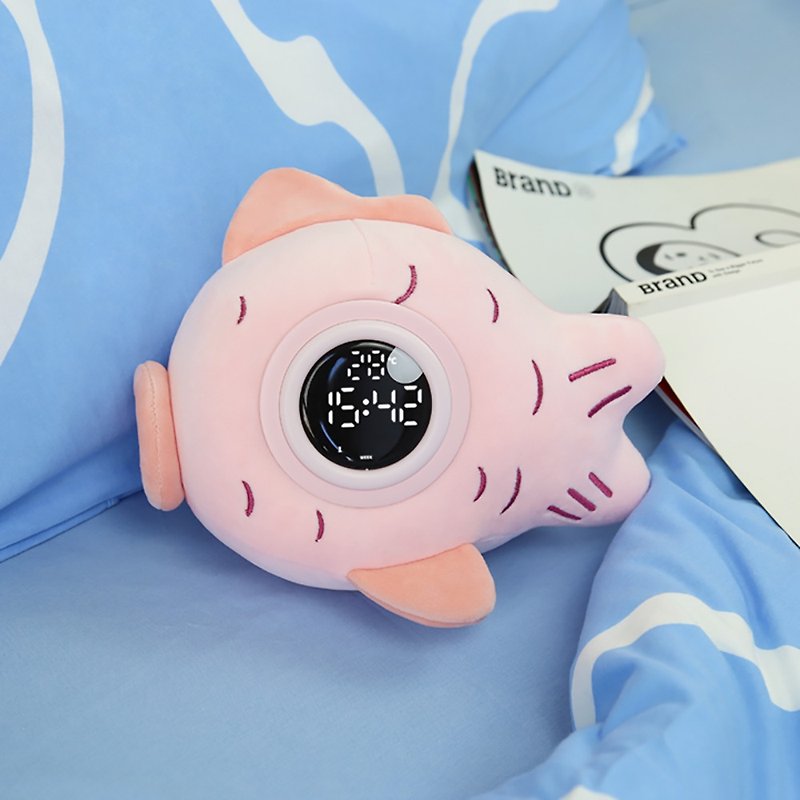 The big-eyed fish alarm clock lamp - Clocks - Other Man-Made Fibers Multicolor