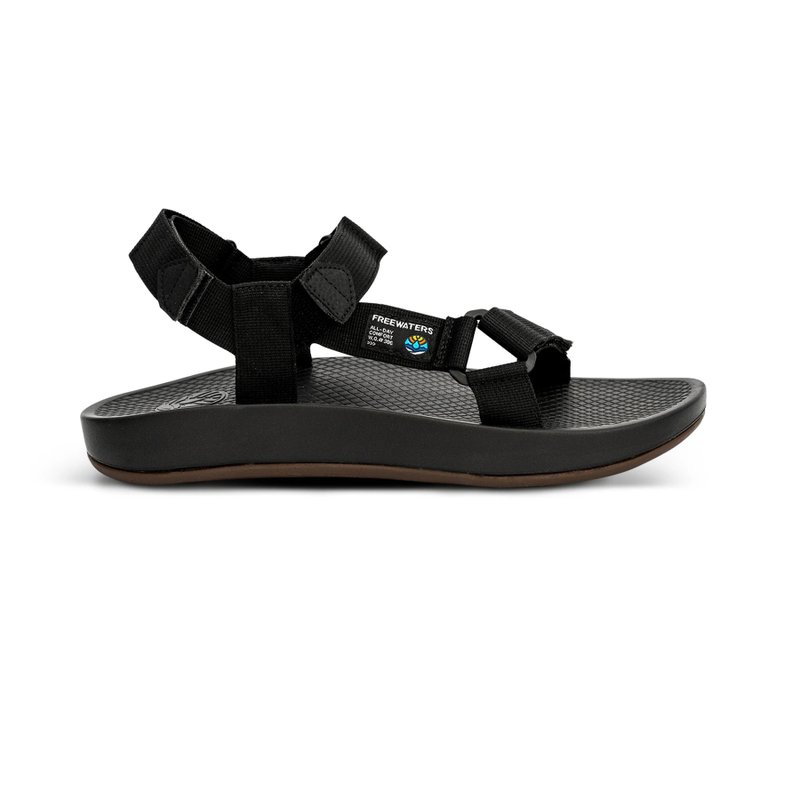 Freewaters Cloud9 Sport Wide Web Sandals/ Men's/ Black - Sandals - Silicone Black