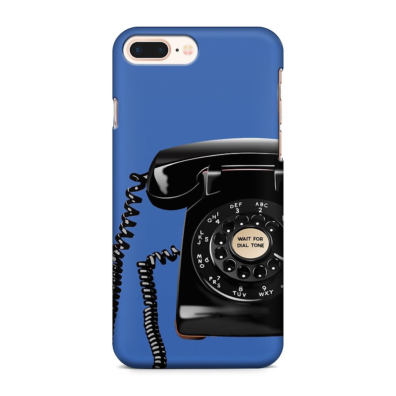 Telephone - blue Phone case - เคส/ซองมือถือ - พลาสติก สีน้ำเงิน