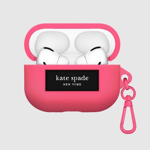 COACH • kate spade 數位精品 【kate spade】AirPods Pro (第1/2 代) 保護殼套 泡泡粉紅