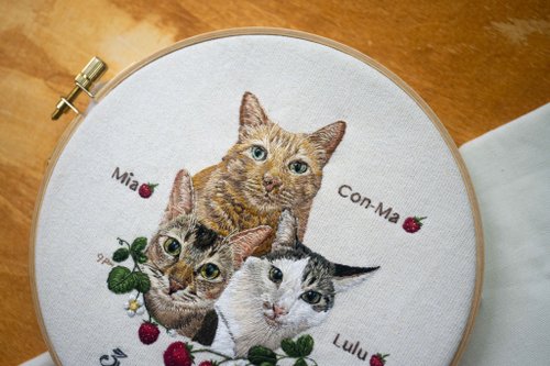 ありがとう価格 ヴィンテージクロス＆アニマルちゃん刺繍ハンドメイド·͜· ♡ 500x0.jpg