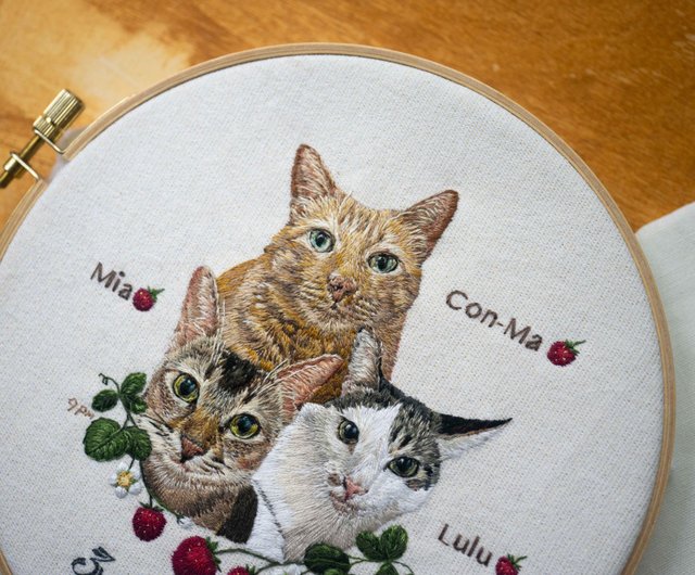 9時以降 | ヤンヤンのような純粋な手作りのペットのリアルな刺繍