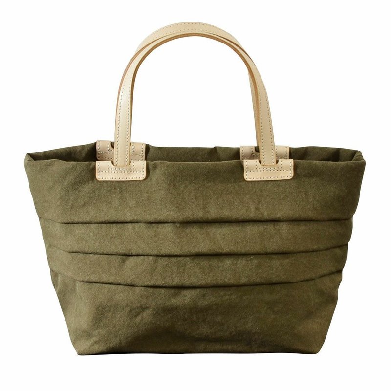 Kagen FUSHI Tote Bag S Army Green - Handbags & Totes - Genuine Leather Green