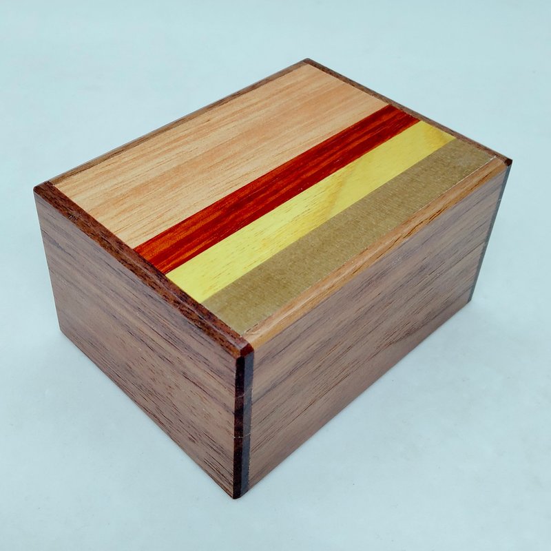 3 sun 12 steps Natural wood Japanese puzzle box Himitsu-bako by Hiroyuki Oka - Other - Wood 