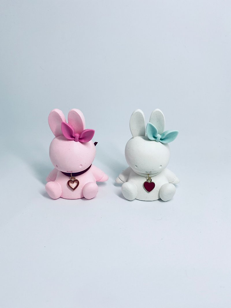 【Miss Feng】cute rabbit diffuser Stone-diffuser brick-suitable for all kinds of holiday gifts - ของวางตกแต่ง - วัสดุอื่นๆ 