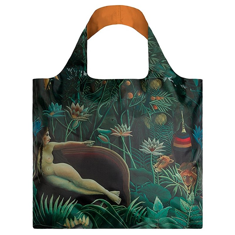 LOQI 購物袋-盧梭 夢境 HRDR - 側背包/斜孭袋 - 塑膠 綠色