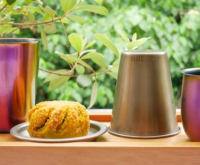 Pure Titanium tea making kit ( Ti-Cup and Ti-Plate) - Shop TiANN x