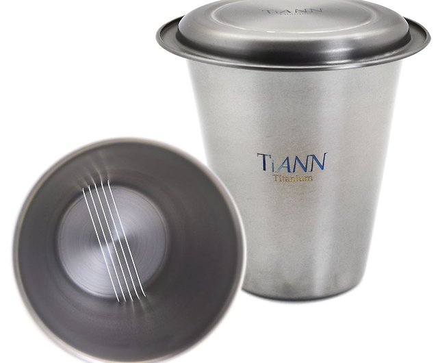 Pure Titanium tea making kit ( Ti-Cup and Ti-Plate) - Shop TiANN x TiKOBO  Titanium Tableware Teapots & Teacups - Pinkoi