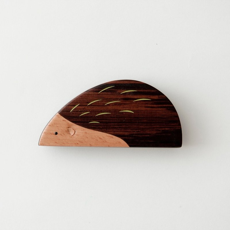 Tan Carpenter_Noah's Ark Beech Hedgehog Locket - Other - Wood Brown