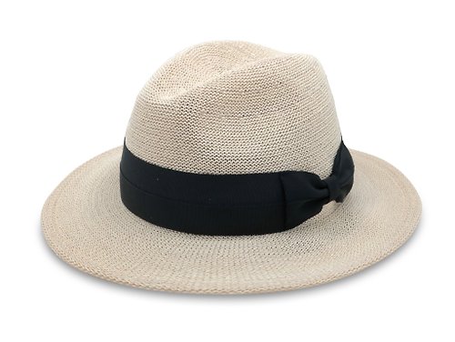 Natural Club 紙在乎你 英倫雅痞紳士帽-米白 針織帽 紙線編織 可水洗 台灣製