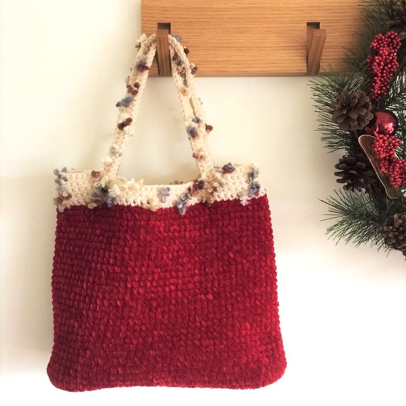 Radiant Marshmallow Tote - Handbags & Totes - Other Materials Red
