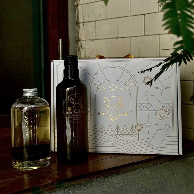 【2024 Christmas Limited】【ALCOPARK】Bartending Bath & Shampoo Gift Box Set Exchange Gift - ครีมอาบน้ำ - พลาสติก หลากหลายสี