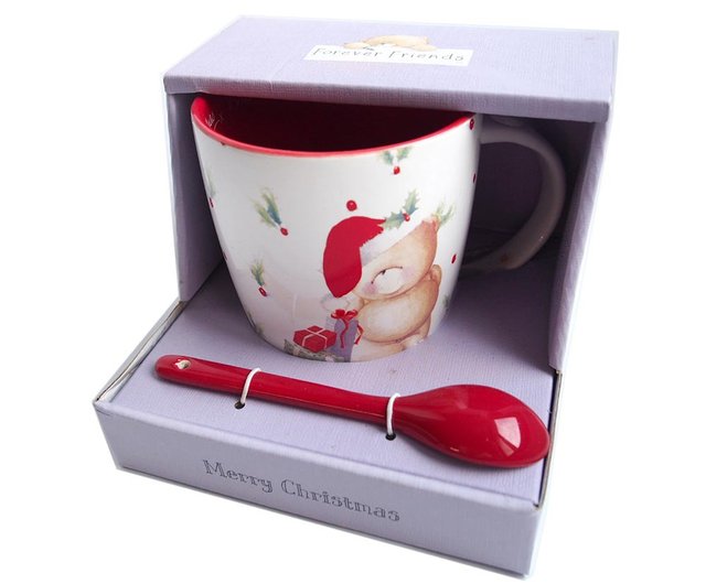 Christmas Bear Coffee Mug Cup Friends Know The Art Of Giving Frim The Heart