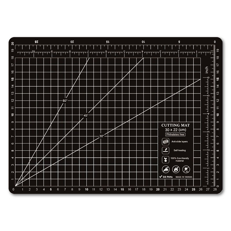A4 ink hacker system environmentally friendly cutting pad student desk mat office stationery school office design gift gift - Other - Plastic Black