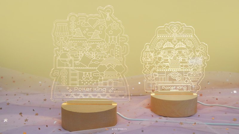 可可大王LED燈 - 甜蜜大餐/甜睡寶寶【聖誕禮盒】 - 燈具/燈飾 - 其他材質 白色