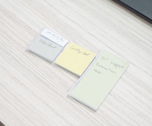 Mover Series】Paper Mover Reusable Mini Sticky Notes Set - Shop  bravestorming Computer Accessories - Pinkoi