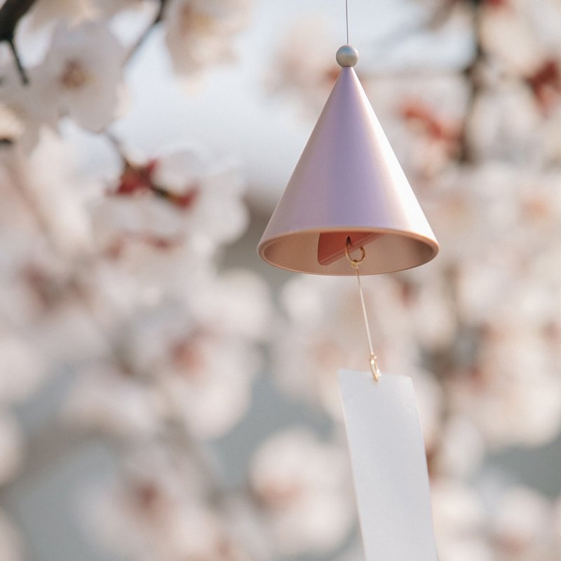 Wind Bell | Dance - rose gold - Wall Décor - Aluminum Alloy Pink