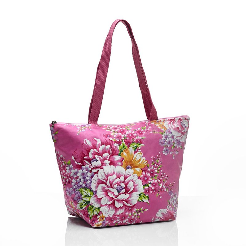 【Mr. Floral cloth】A3 waterproof shopping bag - Handbags & Totes - Waterproof Material Multicolor