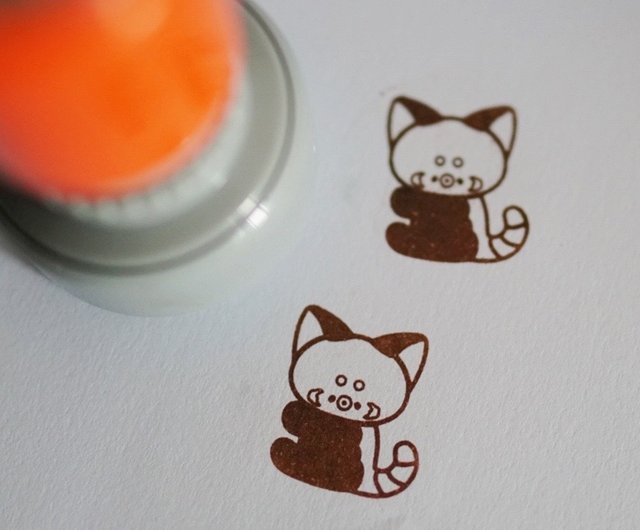 Pen with light - Red panda