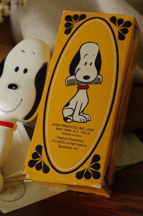 Antique 1970s AVON Snoopy comb original box W901 - Shop