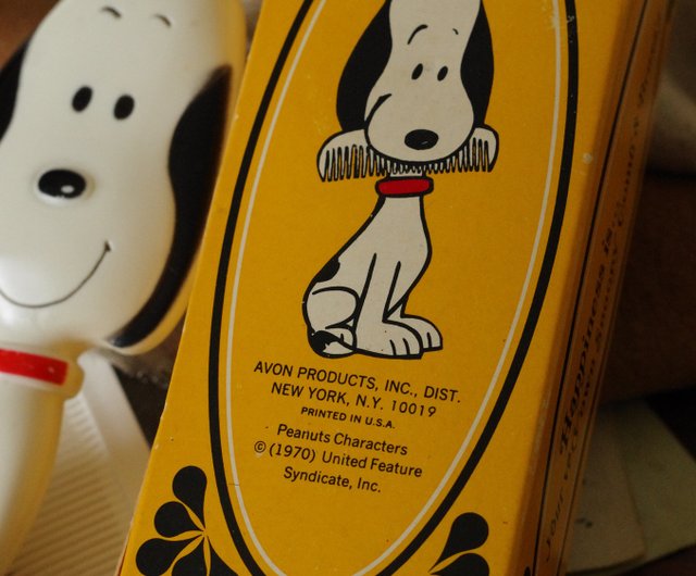 Antique 1970s AVON Snoopy comb original box W901 - Shop