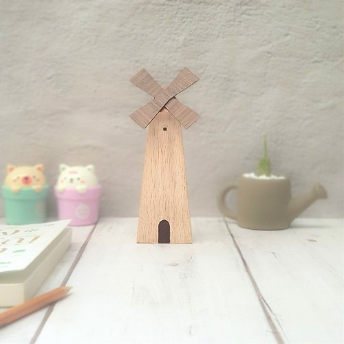 MixxEverything Wooden mini house for decoration #8