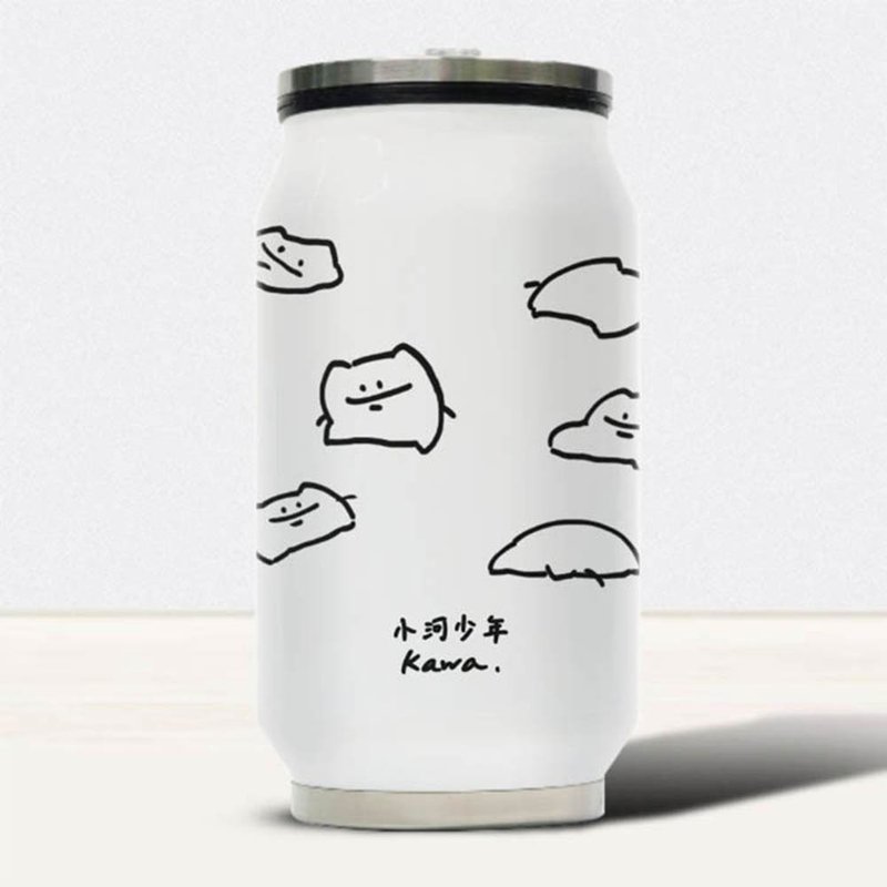 軟爛小河 汽水造型保溫杯 300ml | 小河少年 Kawa 散水禮物 - 保溫瓶/保溫杯 - 不鏽鋼 