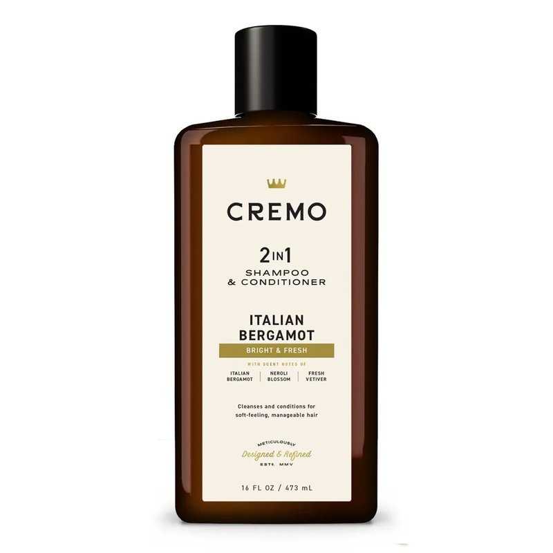 Cremo - 義大利佛手柑 沙龍香水護髮洗髮精 / 保濕控油香氛洗髮乳 - 洗髮精/餅/皂 - 其他材質 