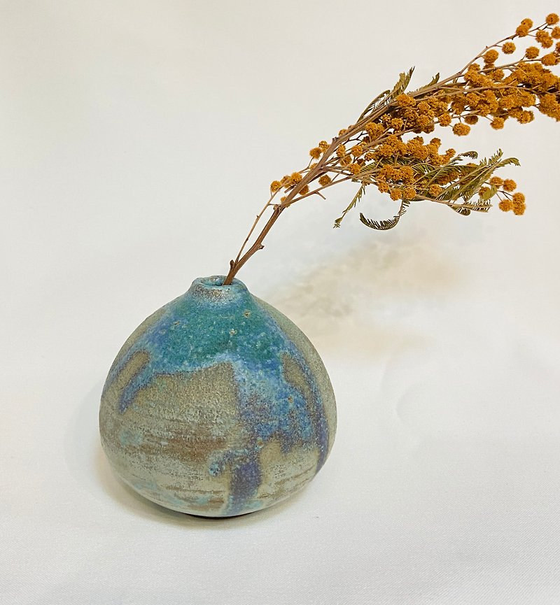 Yuliu glaze spherical flower vessel - Pottery & Ceramics - Pottery 