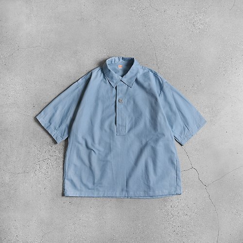 Vintage古著｜古漾 GoYoung 瑞典公發軍襯衫(藍)/ Vintage 古著 / 歐洲軍裝
